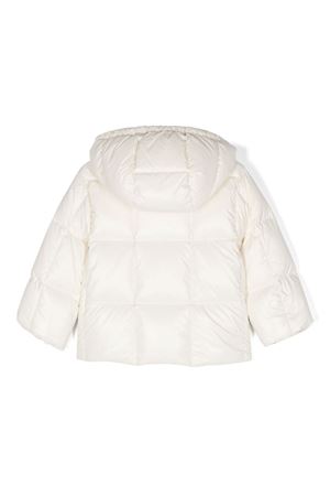 bomber in piuma d'oca bianco MONCLER KIDS | J29511A0003868950034